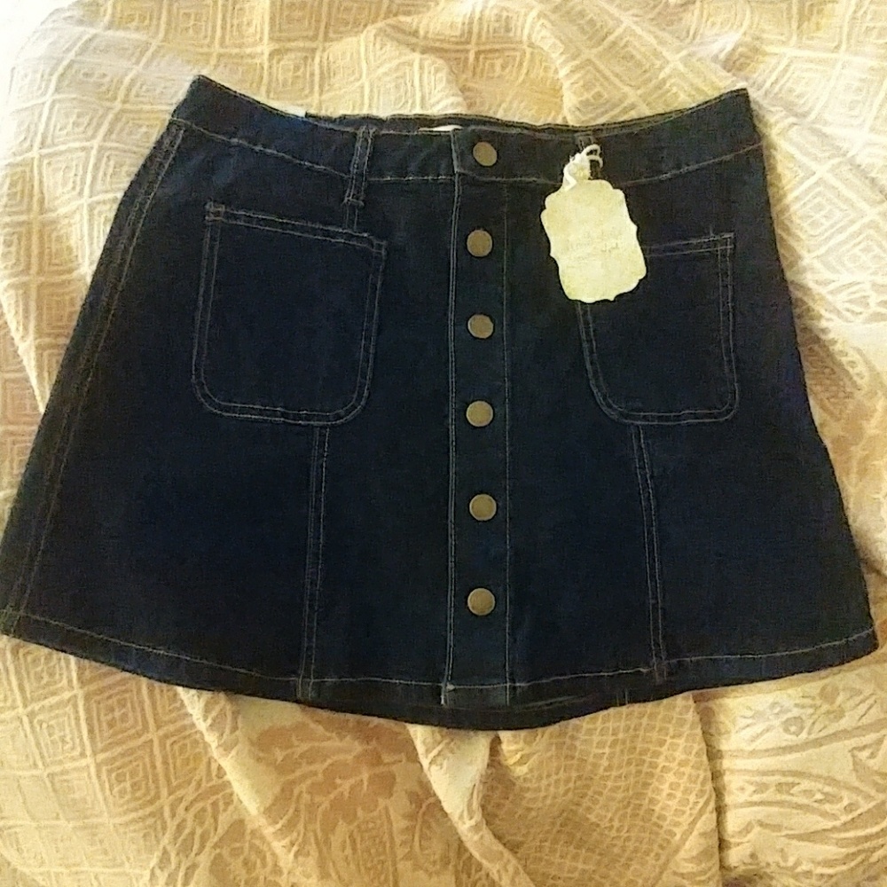 Denim Mini Skirt